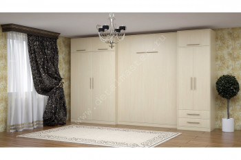 Комплект мебели со шкаф-кроватью трансформер Ратмир в Чернореченском - chernorechenskij.mebel54.com | фото