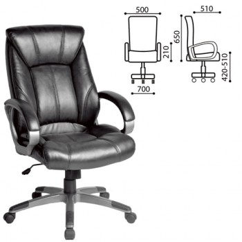Кресло офисное BRABIX Maestro EX-506 (черный) в Чернореченском - chernorechenskij.mebel54.com | фото