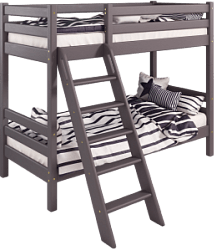 Кровать Соня вариант 10 двухъярусная с наклонной лестницей Лаванда в Чернореченском - chernorechenskij.mebel54.com | фото