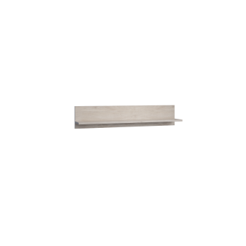 Полка навесная Саманта Дуб харбор белый в Чернореченском - chernorechenskij.mebel54.com | фото